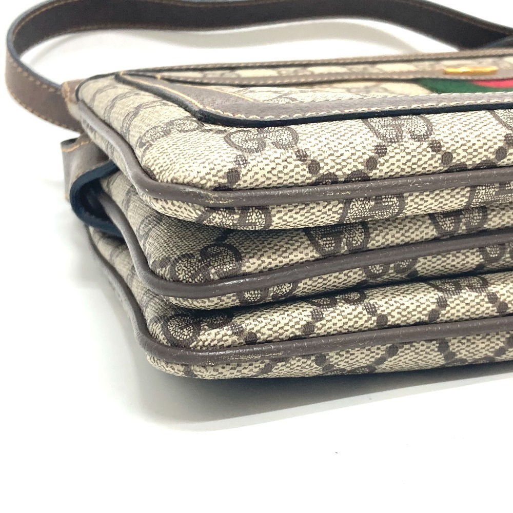Gucci Sherry Line Crossbody Shoulder Bag Brown Canvas - Picture 5 of 15